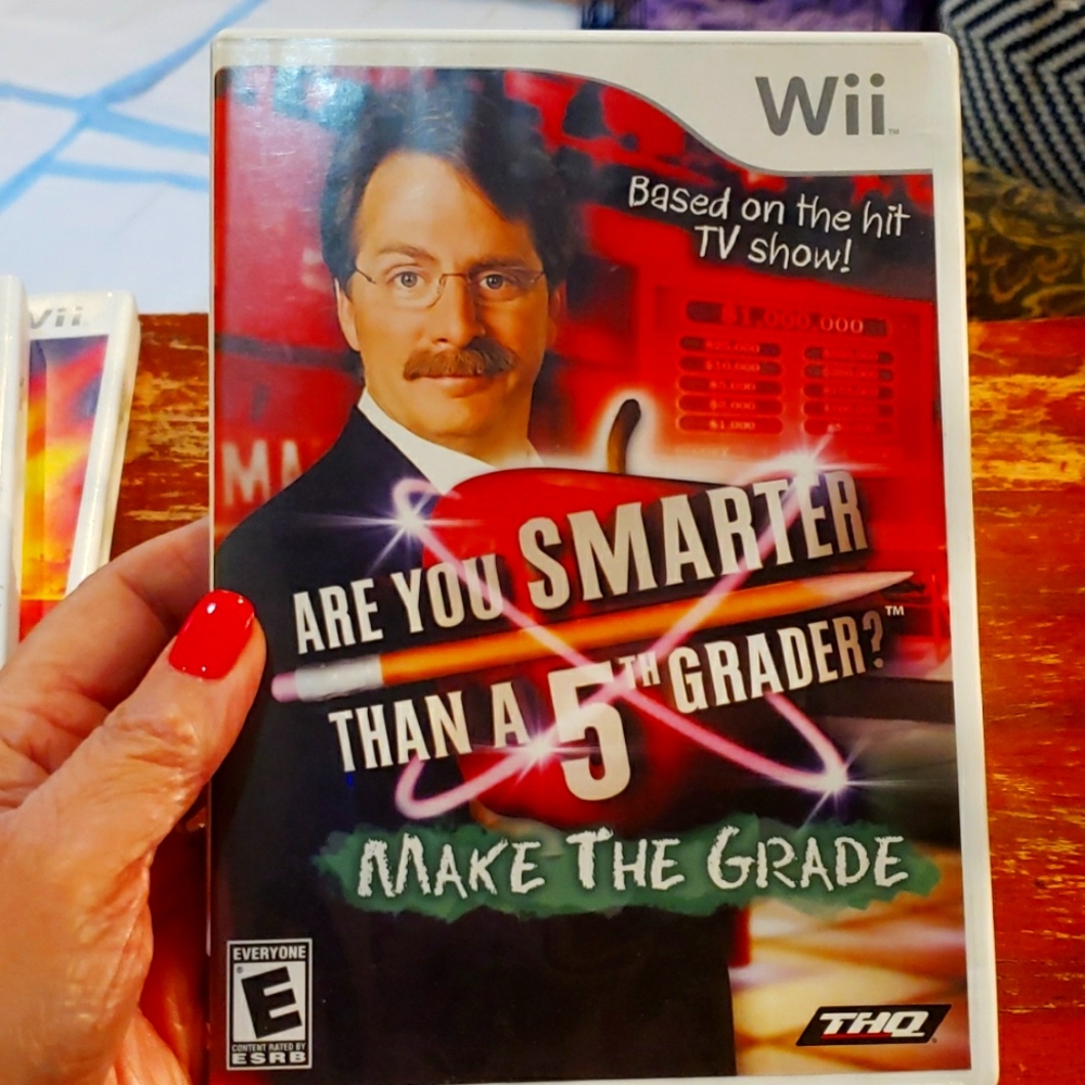 ❤ NINTENDO WII ARE YOU SMARTER THAN A 5TH‎ GRADER VIDEO GAME 2007